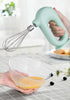 MINI Cordless Electric Hand Mixer, USB Rechargeable Handheld Egg Beater with 2 Whisks, 4 Speed Modes, Pink