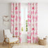 Reateforin 2 42"WX63"H Preppy Pink Cherry Bows Curtains Princess Curtains for Girls Bedroom Coquette Decor Bow Themed