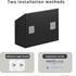 Hand Towels Box Cover,PU Leather Wall-Mounted Tissue Box Cover Holder Compatible with Kleenex Disposable Paper Hand