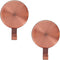 Haute Decor Attract Magnetic Wreath Hanger (Copper) - Set of 2 Magnets for Metal Doors/Surfaces, Holds 10 lbs.