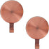 Haute Decor Attract Magnetic Wreath Hanger (Copper) - Set of 2 Magnets for Metal Doors/Surfaces, Holds 10 lbs.