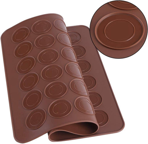 Silicone Baking Mat,Macaron Silicone Baking Mats,Silpat Baking Mat,48 Cavities/Cooking Baking Mat Cookies Baking Tray DIY Bakeware Decorating Tools by TOPINCN