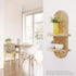 22 11.8 Inches SweetSage Wooden Arched Wall Shelf - Boho Decor Floating Shelves Book Display Rainbow Shelf for Home