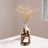 Juaugusep Abstract Couple Statue,Hugging Lovers Sculptures Resin Love Figurines Modern Home Office Decor