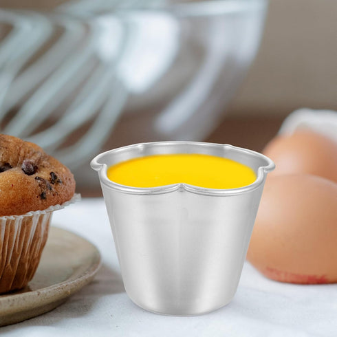 Luxshiny 6pcs Cake Mold, Mini Cheesecake Pan, Chocolate Pan, Baking Tins, Round Aluminum Alloy