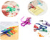 30 Pcs Chip Clips, 2 Inch, 10 Different Random Colors, PVC Coating High Elasticity Strength