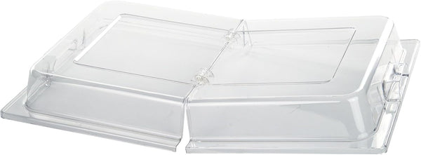Winco Polycarbonate Dome Hinged Cover, Full Size, Medium