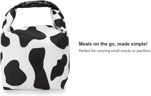 MOV COMPRA Insulated Snack Bag- Women Reusable Sandwich & Snack Bags, Leakproof Food Storage Small Lunch Bag