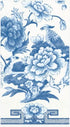 Packs 15 Caspari Blue & White Paper Guest Towel Napkins - Two