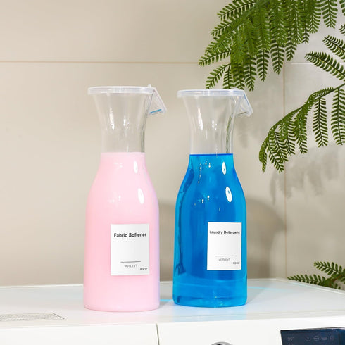 40OZ 3 Pack Laundry Detergent Dispenser, Laundry Soap Dispenser, Fabric Softener Dispenser, Liquid Laundry Detergent