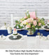 ShinyBeauty 2 Pack Navy Blue Sequin Table Runners | 12in x 108in Elegant Dining Table Accessory for Fall & Christmas