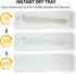 Set, 16OZ Set, Moforoco Kitchen Dish Soap Dispenser Glass Bottle, Hand and Dish Soap Dispenser Instant Dry Tray