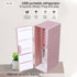 Small Cold Warm Fridge, Mini USB Portable Car Refrigerator for Bedroom Office, Electric Cooler & Warmer