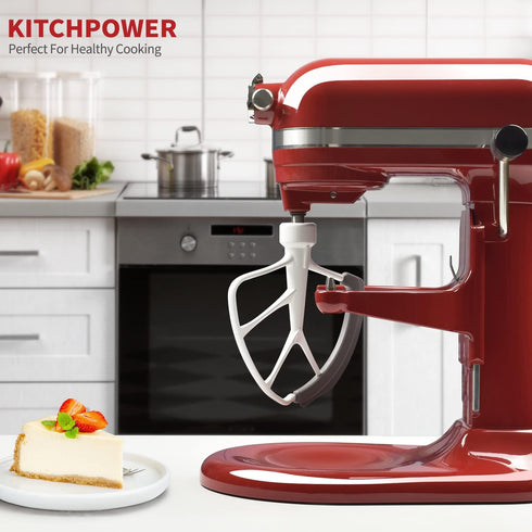 6 Quart Flex Edge Beater for Bowl-Lift Stand Mixers, Paddle Attachment Mixer Accessory