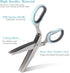 Herb Scissors with 5 Blades and Cover, Premium Kitchen Scissors for Food Vegetable, Stainless Steel Kitchen Shears