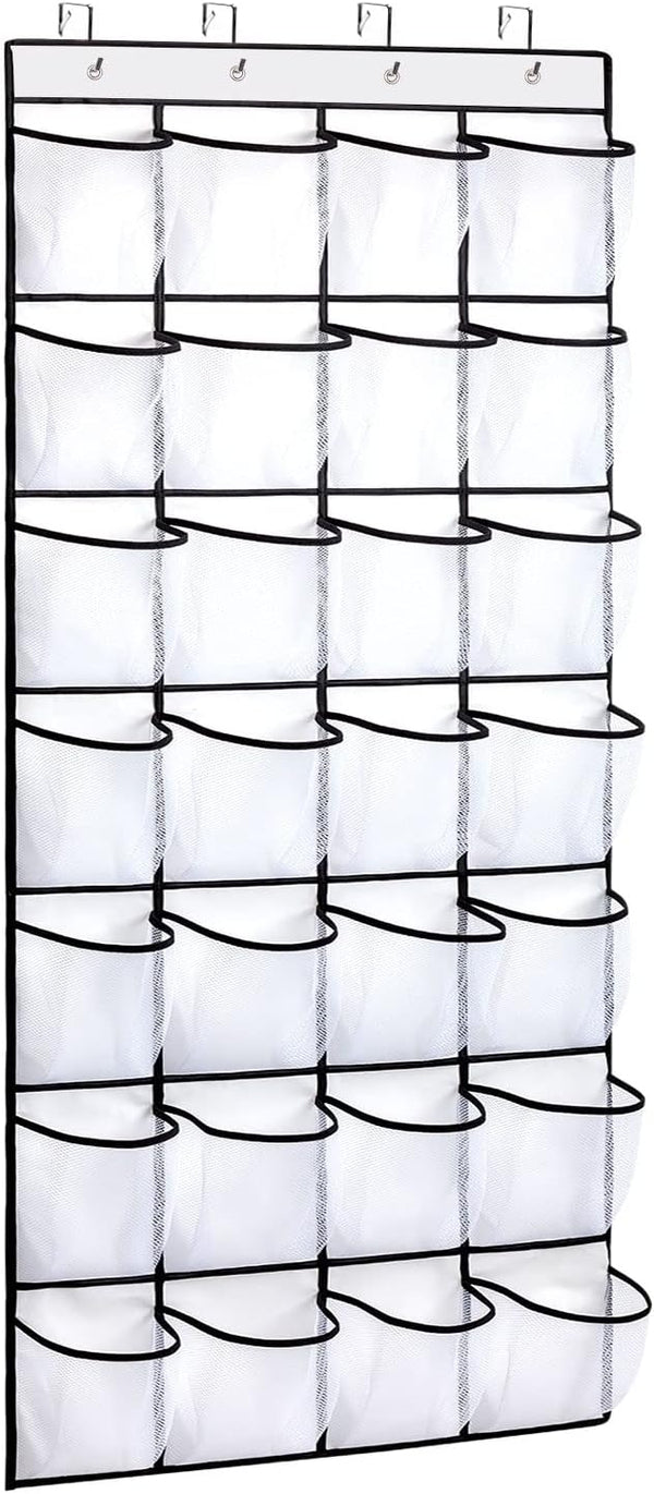 REGELETO 28 Large Pocket Over the Door Shoe Organzier, Hanging Shoe Rack