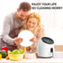 Numola Air Fryer Liners Disposable Parchment Paper, 100 Pcs Airfryer Sheets, 9 Inch White Non-stick Steamer Liner