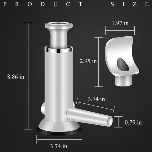 Usluole 2 1 Sausage Stuffer Machine and Meatball Maker, in Vertical Sausage Maker Stainless Steel Homemade Sausage Meat