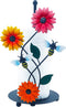 Sunflower Kitchen Paper Towel Holder, Black Metal Farmhouse Decor with Sunflower Flower Bee for Kitchen