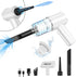 Handheld Vacuum Cordless 13000pa, Portable Mini Vacuum Cleaner with LED Light for Car and Home (White)