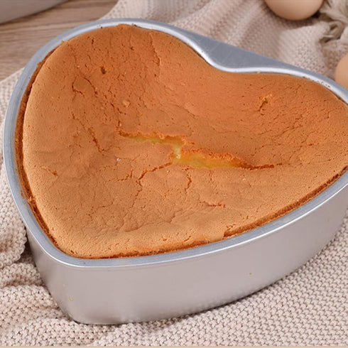 PATKAW Heart Cake Mold Aluminum Alloy Cake Pan Non Stick Baking Molds Cheesecake Making Pan Diy Cake Oven Pans for Wedding Birthday Party Bakeware Supplies by PATKAW