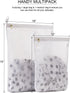 TENRAI Delicates Laundry Bags, Fine Mesh Wash Bag for Underwear, Lingerie, Bra, Pantyhose, Socks (White)
