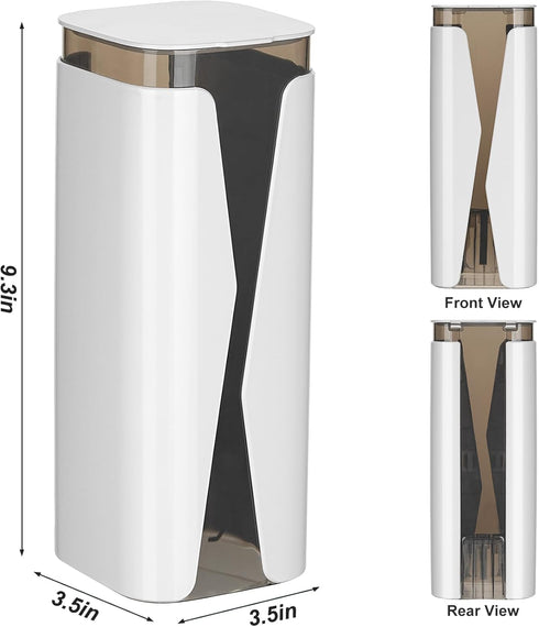3oz-6oz Cup Dispenser, Wall Mounted Mouthwash Cup Dispenser Fit Disposable Cups, Pull Type Water Cooler Cup Holder