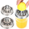 Mason Jar Stainless Steel Juicer Lid (2 Pieces), Citrus Reamer for Wide Mouth Mason Jar