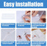 Air Conditioner Deflector for Window Units - Universal Adjustable Anti-Wind Baffles, 20.83"x10.61" Freely Cut, White