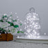 20 200LED Fairy Lights Plug in, Feet Cool White Silver Wire Firecracker Firefly Lights with Remote, Waterproof Copper