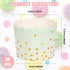 50 Pcs Colorful Greaseproof Paper Baking Cups Large 5 Oz Cupcake Paper Liners Disposable Muffin Cases Cupcake Holders Containers for Wedding Party Festival Graduation Party (D) by Haomian