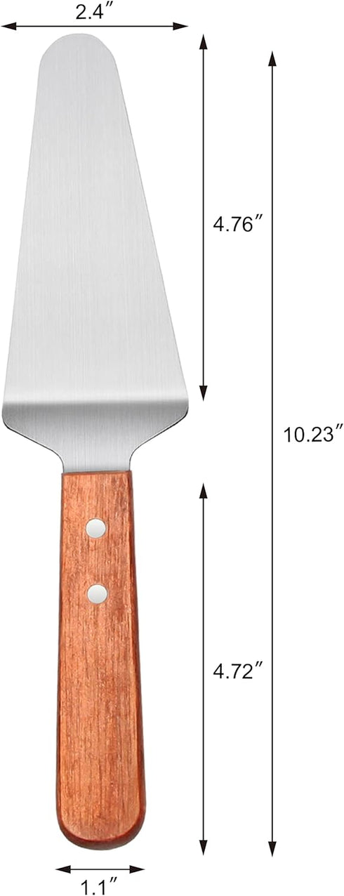 Wood Handle Pie Server, 10-Inch, New Star Foodservice