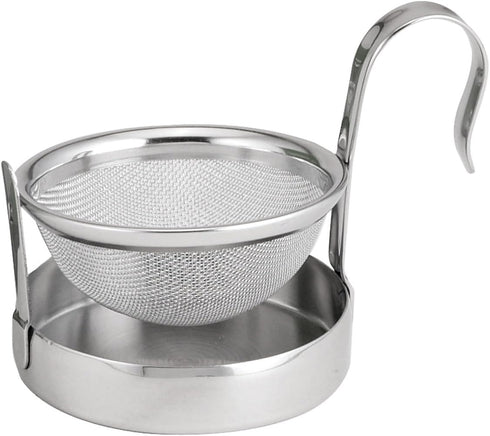HIC Kitchen Premium Tea Strainer, 18/8 Stainless Steel, Extra-Fine Loose Tea Infuser for Mugs and Cups