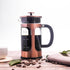 French Press Coffee Maker, 8 cups, 34 oz, 304 Stainless Steel with 4 Filter Screens, Heat Resistant Borosilicate Glass