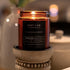 Craft & Kin Fall Scented Candle for Men, Premium English Leather Candle, All-Natural Scent for Home, 8oz, 45-Hour Burn