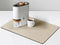Coffee Maker Mat for Countertops - 19"x12" Rubber Backed Table Mat Under Appliance, Kitchen Counter Coffee Dish Drying