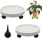 2-Pack 13" Heavy Duty Plant Caddy with Lockable Wheels, Industrial-Grade Rolling Plant