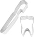 Dentist Party Tooth and Toothbrush Cookie Cutter Set, 2 Piece, Tin Plated Steel