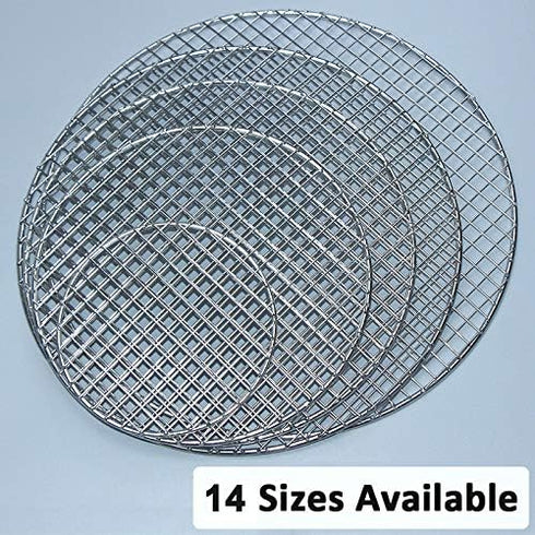 Wire Steaming Cooling and Baking Barbecue Rack, Dia 8.9" Stainless Steel Cross Wire for Air Fryer, Instant Pot,