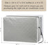Indoor Air Conditioner Cover, AC Unit Window Cover with Double Insulation and Elastic Drawstring, 25L x 17H x 3.5D