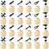 24PCS Tools Cupcake Topper, Construction Tools Cake Decorating for Boys & Men Birthday Party