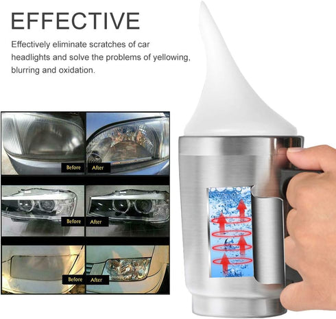 Atomizing Cup Car Headlight Lens Repair Tool - Restoration Auto Restore Kit