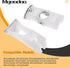 DA61-07540A Freezer Door Handle Support Kit, Refrigerator Replacement Handles Compatible with Samsung AP5578979