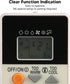 Replacement Remote Control for Mitsubishi Air Conditioner RU18A, Small Controller for Home Use