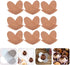 Chocolate Paper Candy Cups, 200pcs Truffle Wrappers, Cupcake Muffin Case Trays for Baby Showers, Bridal Shower, Wedding