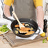 Restaurantware Met Lux 11.75 Inch Cast Iron Skillet, Pre-Seasoned Fry Pan for Indoor/Outdoor Cooking