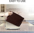 Bread Machine Cover, Exquisite PU Leather Long Life Span Toaster Protector Anti Collision for Kitchen Appliance(Brown)