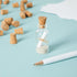 Size #1 Tapered Cork Plugs for Test Tubes, Mini Bottle Stoppers, DIY Crafts (0.4 x 0.3 x 0.5 In, 100 Pack) by Juvale