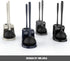 1 Set MR.SIGA Toilet Plunger and Bowl Brush Combo for Bathroom Cleaning, Gray