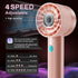 Portable Handheld Fan Rechargeable, Mini Personal Fan, high speed fan with 4 Speeds Tutbo Mini Fan, USB 2600mAh Battery Small Hand Held Fan for Kids Travel Office Outdoor Home Women Men